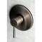 Kingston Brass Pressure Balance Valve Trim Only W/out Shower & Tub Spout, Nickel KB8698DLLST - alternate 2